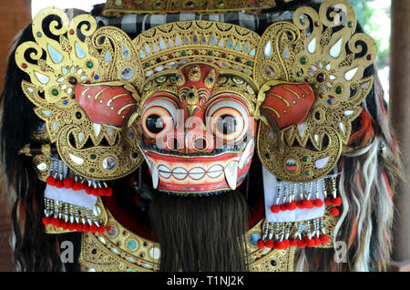 Bali Barong und Rangda in Bali traditionellen religiösen Tanz Stockfoto