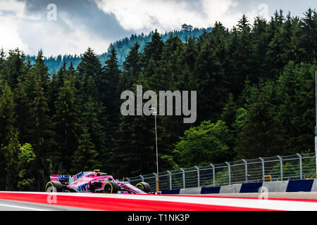 Spielberg/Österreich - 06/29/2018 - #31 Esteban OCON (FRA) in seinem Force India VJM11 während des RP2 auf dem Red Bull Ring vor dem Grand Prix von Österreich 2018 Stockfoto