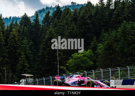 Spielberg/Österreich - 06/29/2018 - #31 Esteban OCON (FRA) in seinem Force India VJM11 während des RP2 auf dem Red Bull Ring vor dem Grand Prix von Österreich 2018 Stockfoto