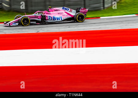 Spielberg/Österreich - 06/29/2018 - #31 Esteban OCON (FRA) in seinem Force India VJM11 während des RP2 auf dem Red Bull Ring vor dem Grand Prix von Österreich 2018 Stockfoto