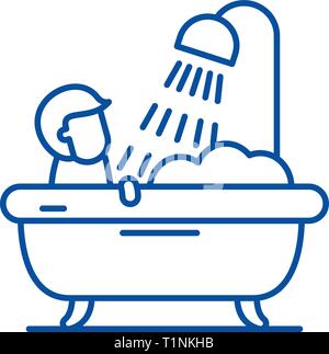 Vektor-Illustration der Herren und Damen WC Schild, Toilette Symbole