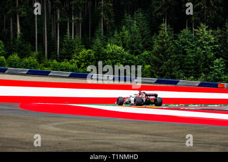 Spielberg/Österreich - 06/29/2018 - #9 Marcus ERICSSON (SWE) in seinem Alfa Romeo Sauber C 37 während des RP2 auf dem Red Bull Ring vor der 2018 österreichischen Gran Stockfoto