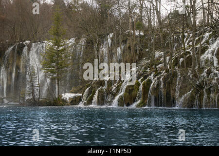 Nationalpark Plitvice in Kroatien Stockfoto
