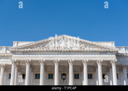 Eingang US-Senat, Capitol, Washington DC, USA Stockfoto