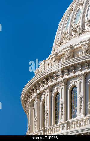 Kuppel oder Dom des US Capitol in Washington DC Stockfoto