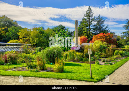 Die Universität botanischen Garde, Park - Straßburg, Frankreich Stockfoto