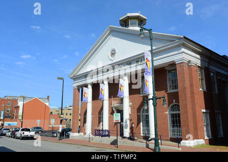 Portland Museum für Kinder von Maine an der Arts District auf der Straße in Portland, Maine, USA. Stockfoto
