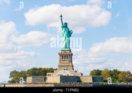 New Jersey, 29. September 2018: Die Freiheitsstatue. Stockfoto