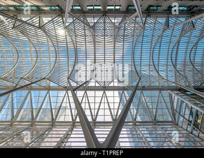 Das Innere des Eaton Centre, in der Innenstadt von Toronto, Ontario. Stockfoto