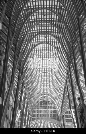 Das Innere des Eaton Centre, in der Innenstadt von Toronto, Ontario. Stockfoto