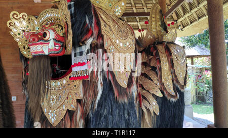 Bali Barong und Rangda in Bali traditionellen religiösen Tanz Stockfoto