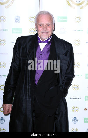 London, Großbritannien. 27. Mär 2019. Peter Dean, National Film Awards 2019, Porchester Hall, London, Großbritannien. 27 Mär, 2019. Foto von Richard Goldschmidt Credit: Rich Gold/Alamy leben Nachrichten Stockfoto
