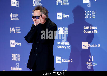 Rom, Italien. 27. Mär 2019. Spezielle David zu Tim Burton Rom 27. März 2019. 64. David Di Donatello Awards Zeremonie. Foto di Samantha Zucchi/Insidefoto Credit: insidefoto Srl/Alamy leben Nachrichten Stockfoto