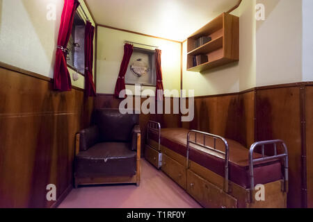 Das Nationale Museum für die Geschichte der Ukraine im Zweiten Weltkrieg. Viertel u-Boot Offizier. Stockfoto