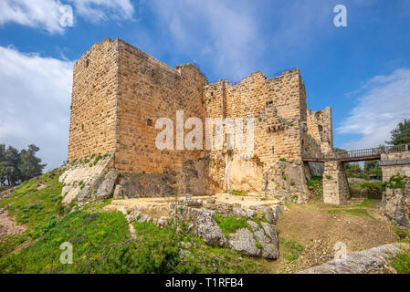 Ajloun Schloss (Qa'lat Ar - Rabad) im Norden von Jordanien Stockfoto