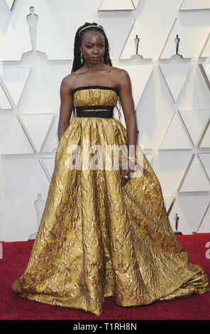 91St Academy Awards (Oscars 2019) an der Dolby Theater - Ankunft mit: Danai Gurira Wo: Los Angeles, Kalifornien, Vereinigte Staaten, wenn: 24 Feb 2019 Credit: Apega/WENN.com gehalten Stockfoto