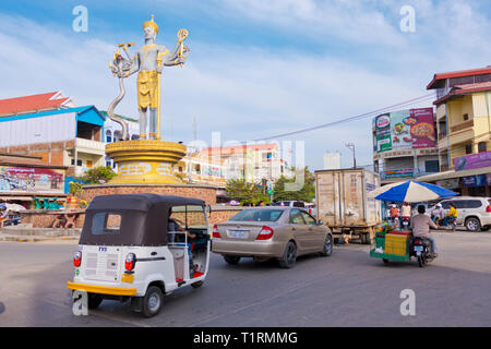 Preah Noreay Kreis, in Battambang, Kambodscha, Asien Stockfoto