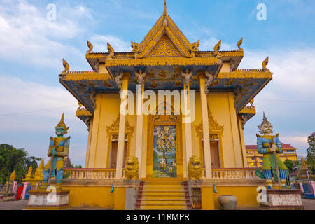 Sangke Pagode, Wat Sangke, in Battambang, Kambodscha, Asien Stockfoto