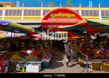 Boeung Chhouk Markt in Battambang, Kambodscha, Asien Stockfoto