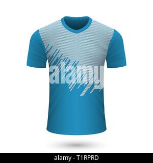 Soccer shirt design, Jersey Vorlage für Fußball-Kit. Vector Illustration Stock Vektor