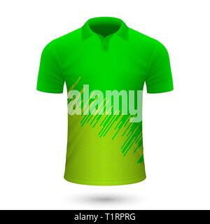 Soccer shirt design, Jersey Vorlage für Fußball-Kit. Vector Illustration Stock Vektor