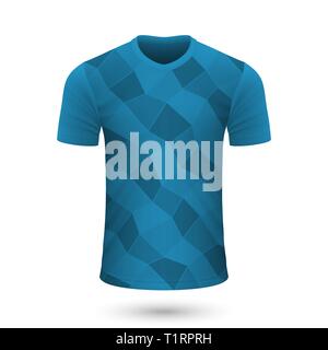 Soccer shirt design, Jersey Vorlage für Fußball-Kit. Vector Illustration Stock Vektor
