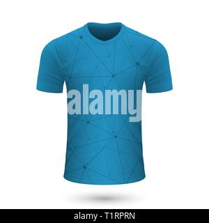 Soccer shirt design, Jersey Vorlage für Fußball-Kit. Vector Illustration Stock Vektor