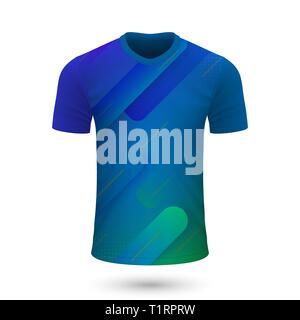 Soccer shirt design, Jersey Vorlage für Fußball-Kit. Vector Illustration Stock Vektor