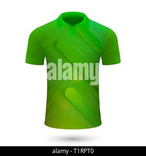 Soccer shirt design, Jersey Vorlage für Fußball-Kit. Vector Illustration Stock Vektor