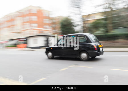 London Taxi Stockfoto