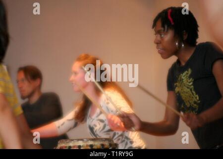 West AfricanDance & Drumming Stockfoto