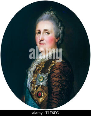 Portrait von Katharina II. (1729-1796), Peter Falconet, 1773 Stockfoto