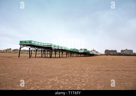 St Annes Pier in Lytham St Annes Lancashire, Großbritannien Stockfoto