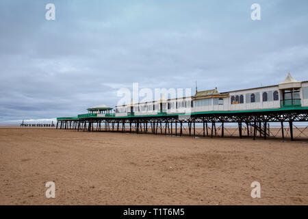 St Annes Pier in Lytham St Annes Lancashire, Großbritannien Stockfoto