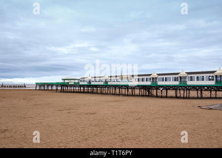 St Annes Pier in Lytham St Annes Lancashire, Großbritannien Stockfoto
