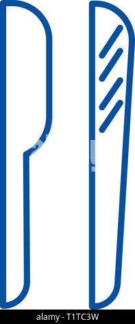 Rasieren tools Symbol Leitung Konzept. Rasieren Werkzeuge flach Vektor Symbol, Zeichen, umriss Abbildung. Stock Vektor