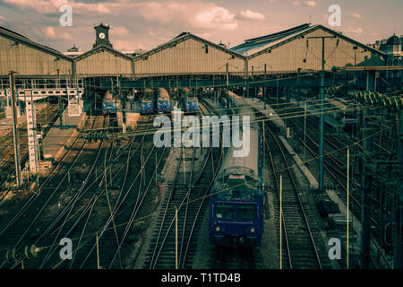 Gare St Lazare Bahnhof im Norden von Paris, Frankreich Stockfoto