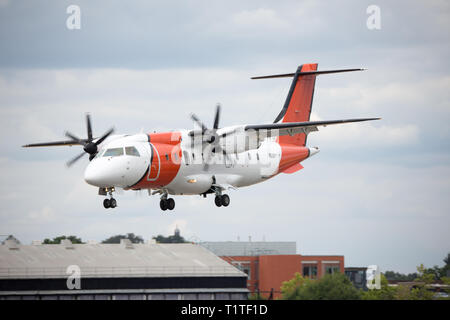 AeroRescue Dornier Do-328 VH-ppj Auf der Farnborough Air Show 2018, Großbritannien Stockfoto