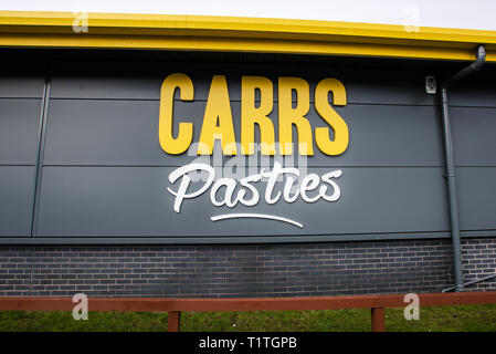 Carrs Pasteten. Bolton. Lancashire. Stockfoto