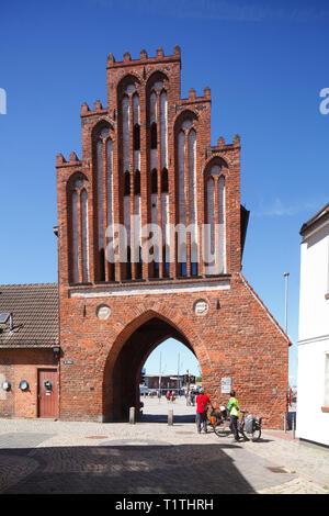 Wassertor, Wismar, Mecklenburg-Vorpommern, Deutschland, Europa ich Wassertor, Wismar, Mecklenburg-Vorpommern, Deutschland, Europa I Stockfoto