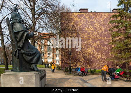 Johannes Hevelius Statue, Danzig, Polen Stockfoto