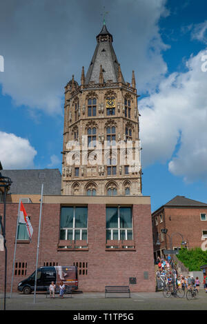 Alter Markt, Altes Rathaus, Köln, Nordrhein-Westfalen, Deutschland Stockfoto