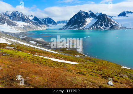 Magdalena Fjord, Spitsberg Insel, Svalbard, Norwegen Stockfoto