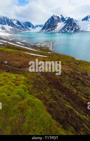 Magdalena Fjord, Spitsberg Insel, Svalbard, Norwegen Stockfoto