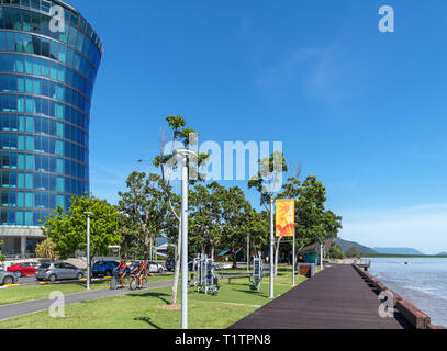 Seafront Esplanade, Cairns, Queensland, Australien Stockfoto