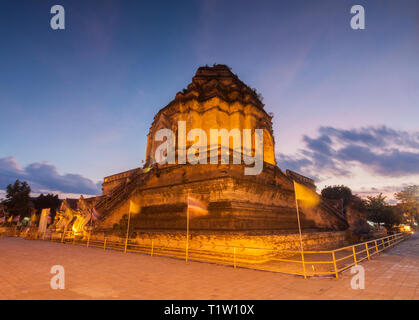Chedi Luang Tempel in Chiang Mai: Populärste Chiang Mai Thailand Stockfoto
