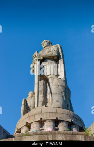 Bismarck-Denkmal, Seewartenstrasse, Neustadt, Hamburg, Deutschland Stockfoto