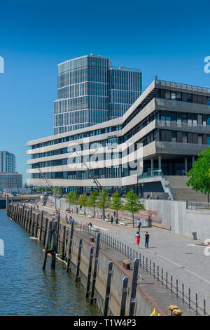 HafenCity Universität, Ueberseeallee, Hafencity, Hamburg, Deutschland, Überseeallee Stockfoto