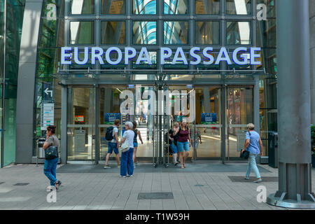 Europa Passage, Ballindamm, Hamburg, Deutschland Stockfoto
