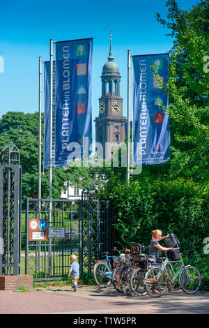 Planten un Blomen, Eingang Millerntor, Hamburg, Deutschland Stockfotografie  - Alamy